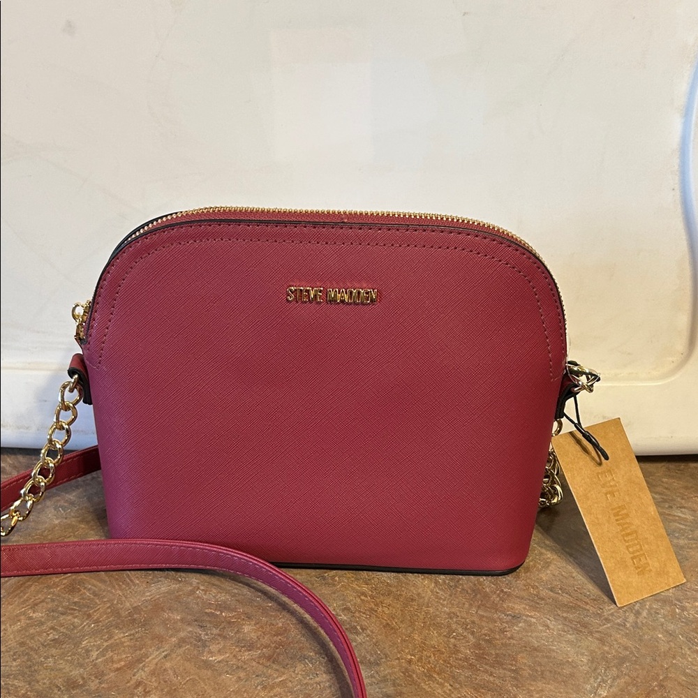 NWT Steve Madden Cranberry BMaggie Crossbody Purse